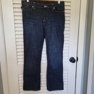 Rock & Republic Kasandra Women's Dark Wash Denim Jeans 14 Petite Short E…
